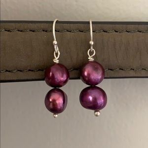 Silver 925 pearl earrings